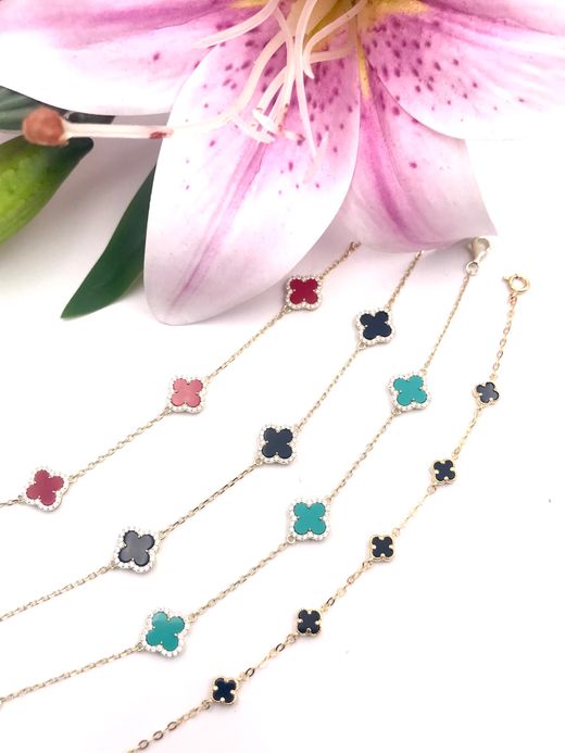 Alhambra Blaugold-Armband