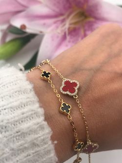 Alhambra Rotgoldarmband