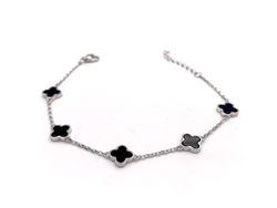 Pulsera Alhambra S Black Silver