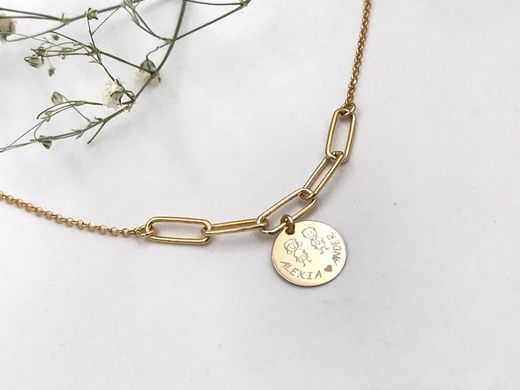 Armband mit anpassbarer vergoldeter Silberplatte