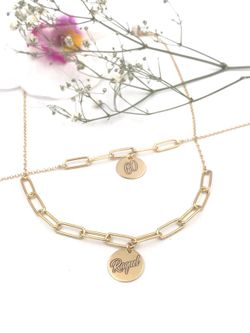 Armband mit anpassbarer vergoldeter Silberplatte