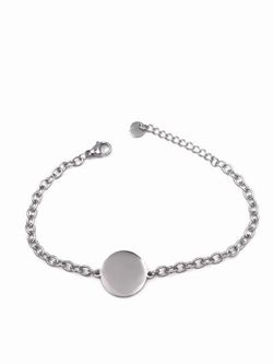 Bracelet en acier Circle M personnalisable