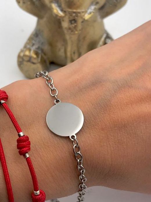Bracelet en acier Circle M personnalisable