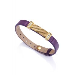 Pulsera de mujer acero Ip dorado Viceroy con circonitas de la colección Antonio Banderas