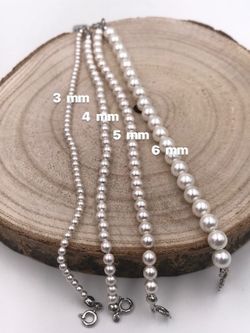 Pulsera de perlas 3 mm