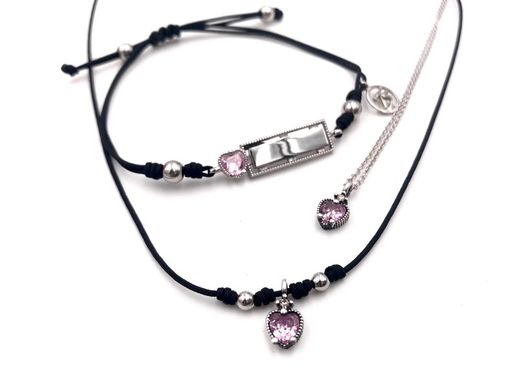 Silbernes Liebes-Rosa-Armband