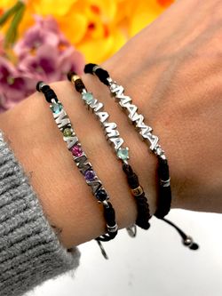 Bracelet en argent rhodié Top Silver Mom