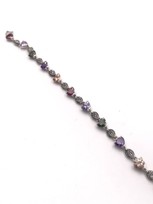 Pulsera Elegante en plata de ley Multi