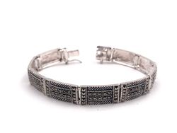 Pulsera en plata de ley Lines