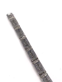 Pulsera en plata de ley Lines