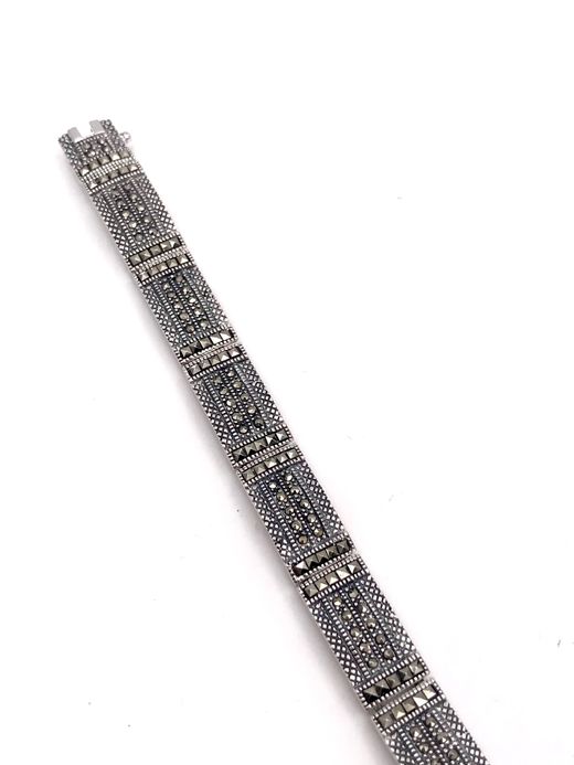 Pulsera en plata de ley Lines