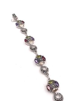 Pulsera en plata de ley Multi Circle