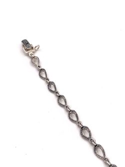 Pulsera en plata de ley Oval
