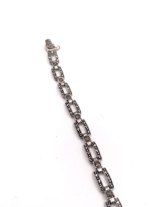 Pulsera en plata de ley Square