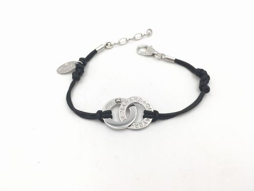 Bracelet Finor en argent avec anneaux entrelacés