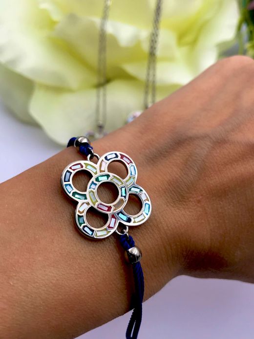 Pulsera Flor Panot Barcelona Multicolor