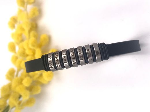 Pulseira Lotus para homem em aço