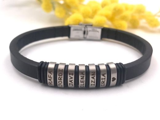 Pulseira Lotus para homem em aço