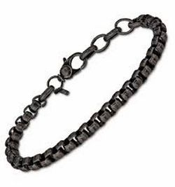 Pulsera Lotus para hombre en acero Ip negro LS2137