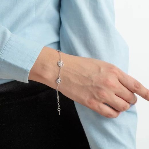 Pulsera Lotus Silver Arbol Three