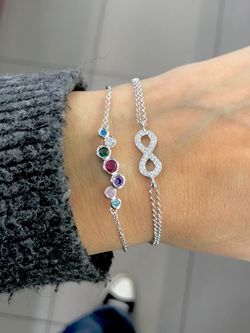 Lotus Silber Infinity Armband LP1859