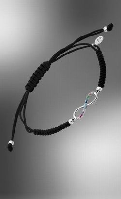 Pulsera Lotus Silver LP1872 nylon Infinity Multi