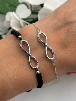 Pulsera Lotus Silver LP1872 nylon Infinity Multi