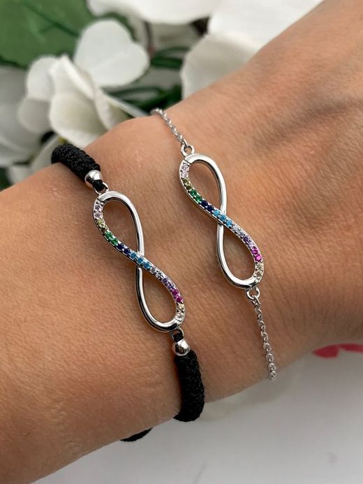 Pulsera Lotus Silver LP1872 nylon Infinity Multi