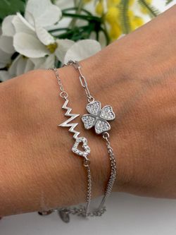 Bracelet Lotus en argent LP3643 Trèfle