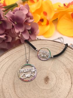 Lotus Silver Mama Regenbogen-Armband