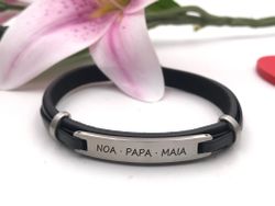 Pulseira Lotus Style Urban LS2400 com couro preto e verde