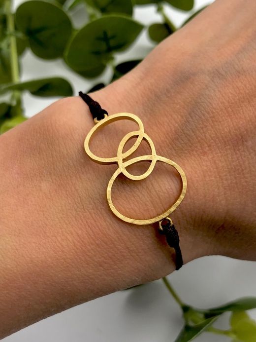 Gold Gargot Silberarmband