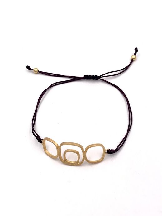 Pulsera plata Gold Pop