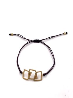 Bracelet en argent et or Travesa