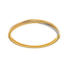 Pulsera rígida en plata de ley Lines