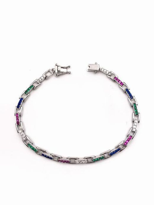 Pulsera Silver Rainbow