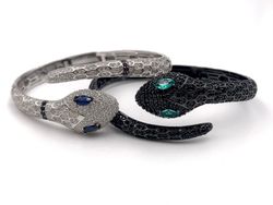 Bracelet Serpent Noir