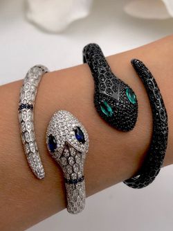 Bracelet Serpent En Argent