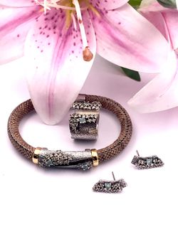 Pulsera Top Crack Brown