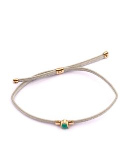 Pulsera Top Elastic Esmerald Gold