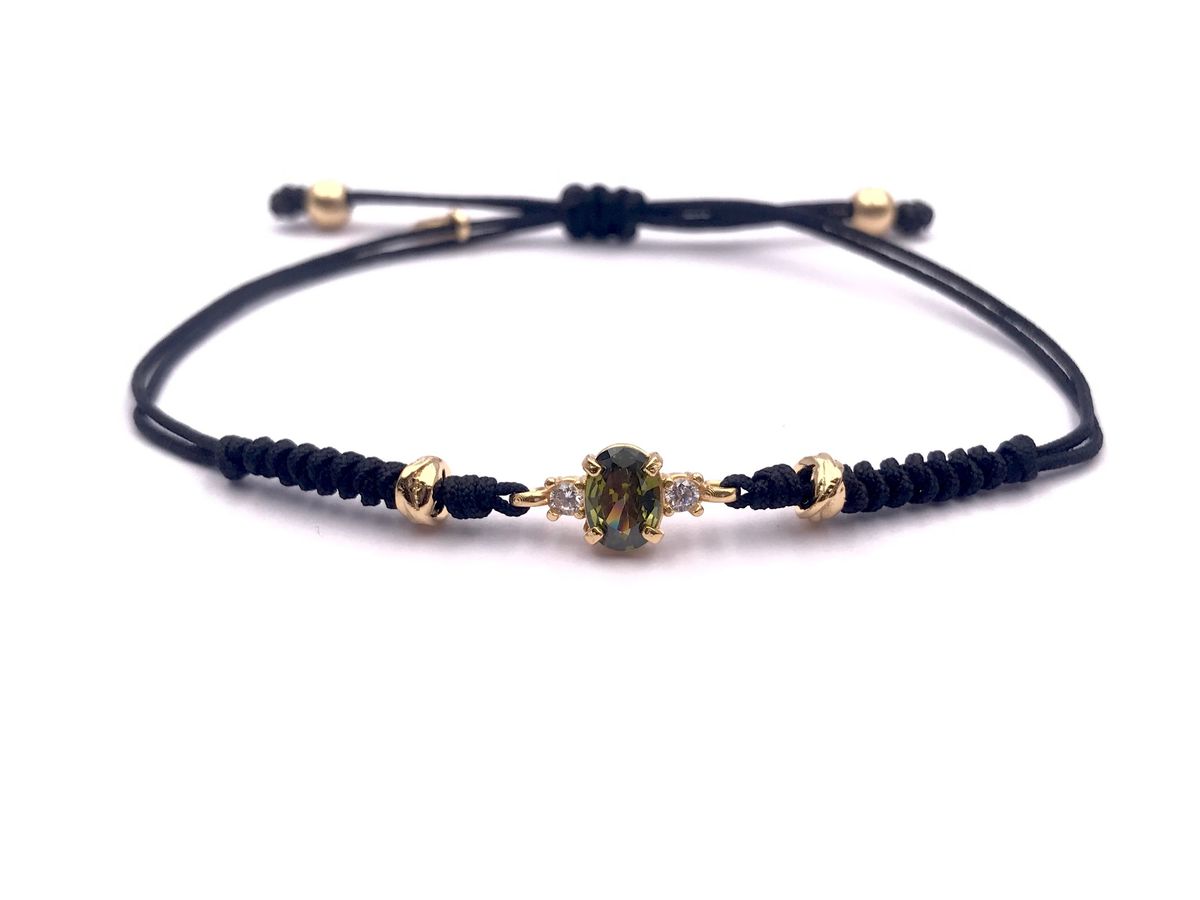 Pulsera Top plata Miyako Green