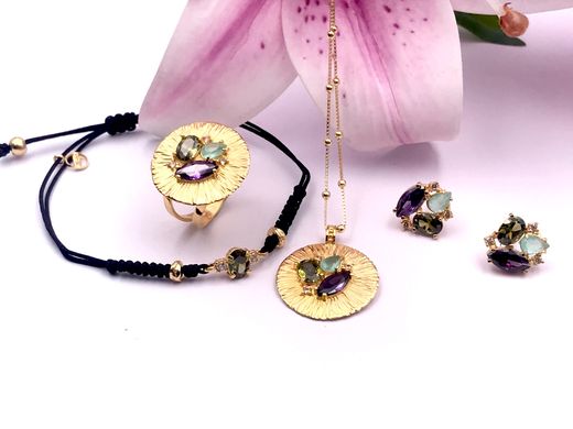 Pulsera Top plata Miyako Green