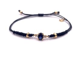 Pulsera Top plata Miyako Shappire