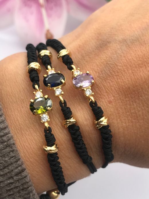 Pulsera Top plata Miyako Shappire