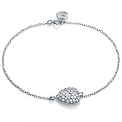 Pulsera de plata Viceroy con corazon de circonitas