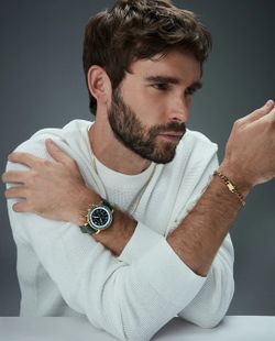 Pulsera Viceroy Barbada dorada con circonitas