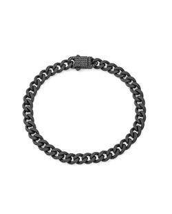 Pulsera Viceroy Barbada negra con circonitas