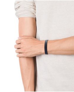 Viceroy-Armband aus schwarzem und blauem Leder