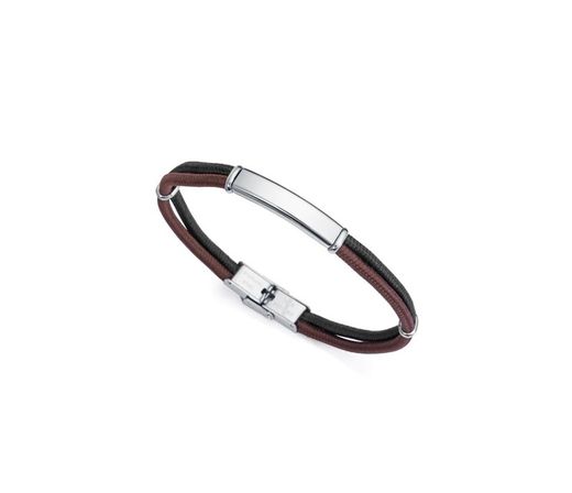 Pulsera Viceroy Heat nylon marrón & negro