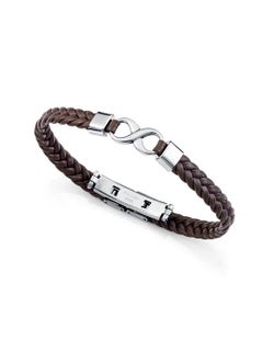Pulsera Viceroy Infinity Trenzada marrón